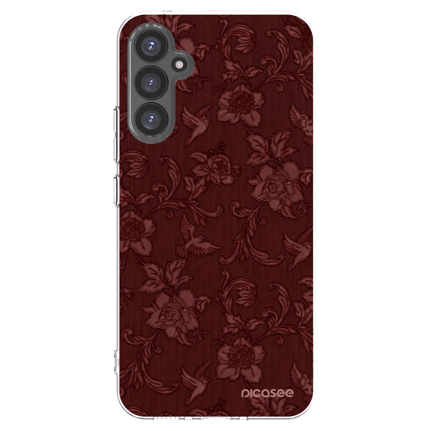 Picasee silikonski prozorni ovitek za Samsung Galaxy A34 5G A346B - Red Elegance