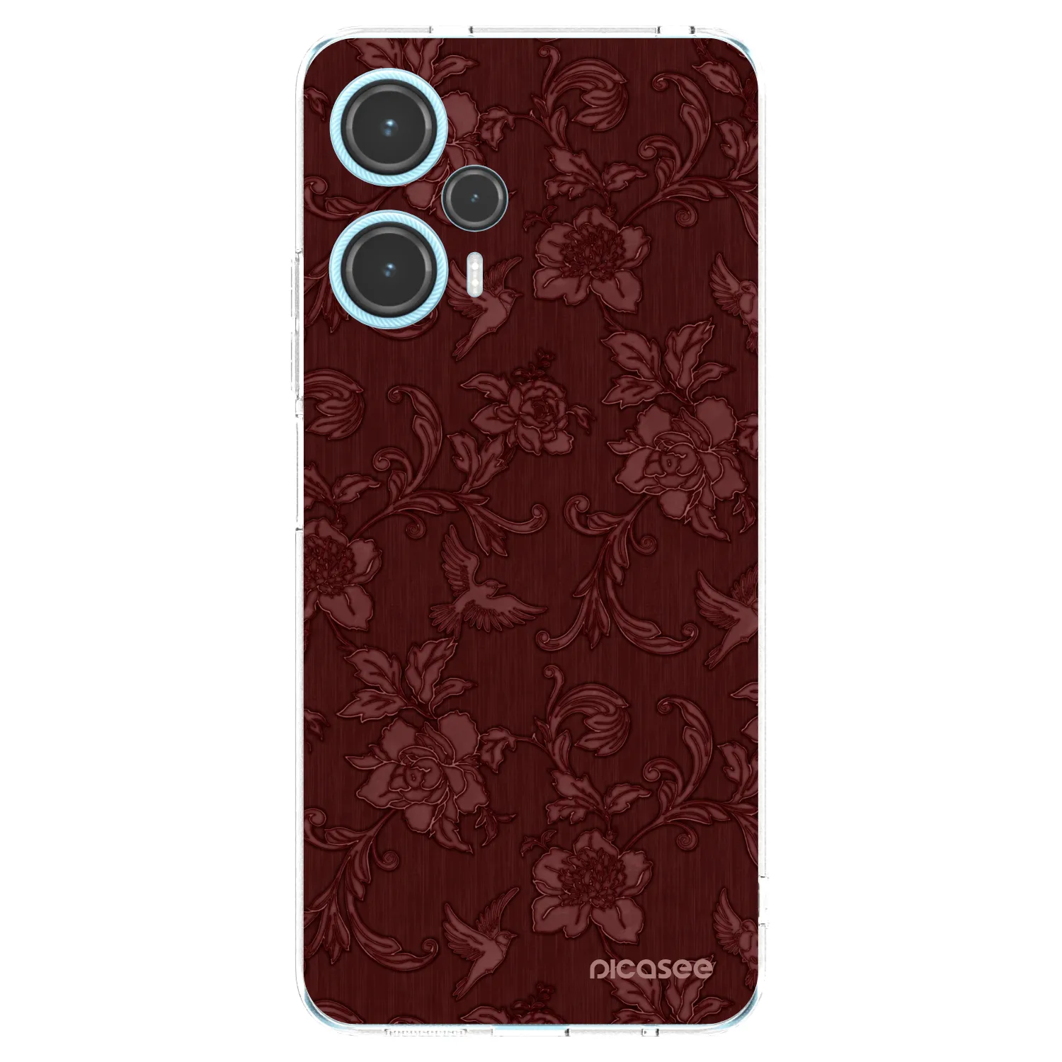 Picasee silikonski prozorni ovitek za Xiaomi Poco F5 - Red Elegance