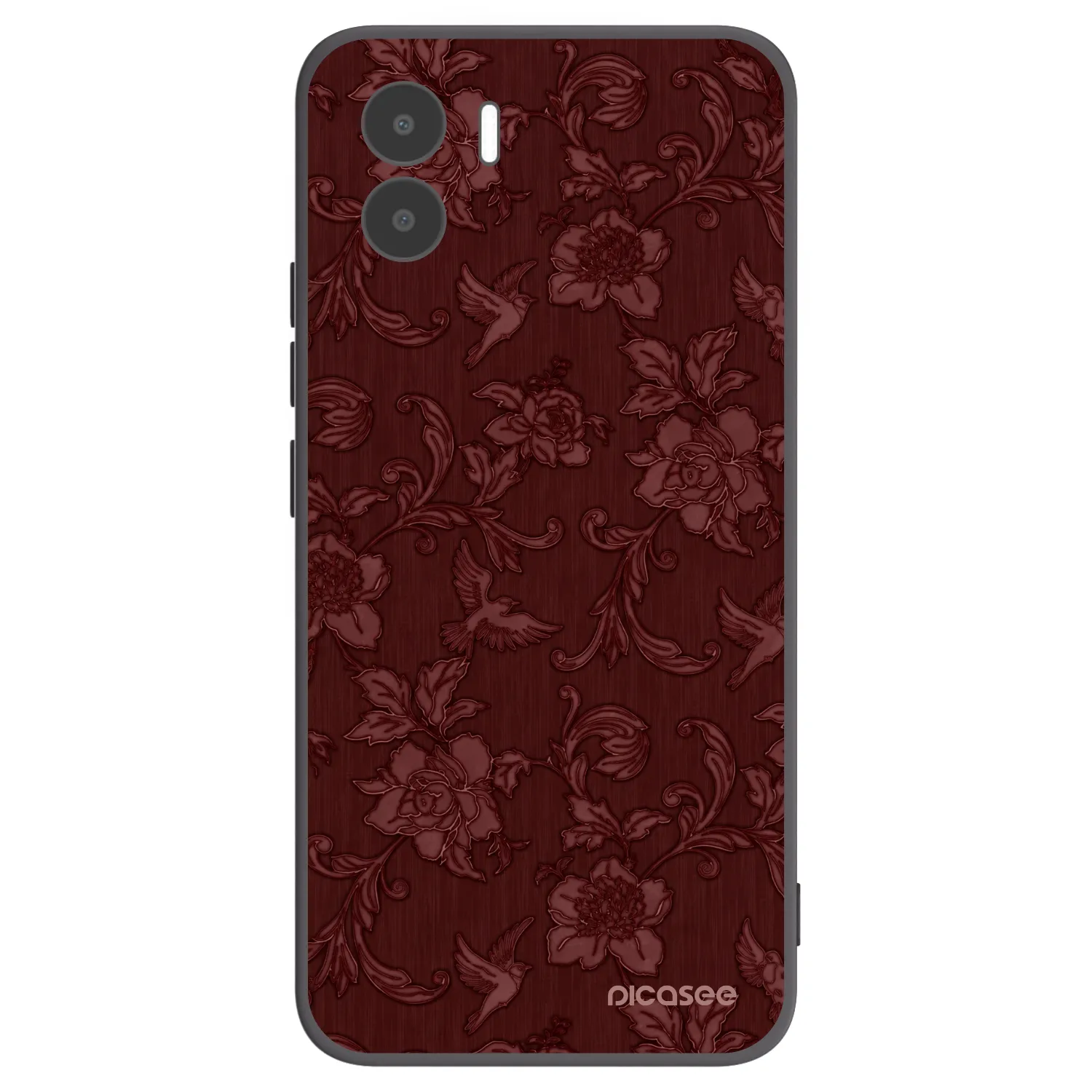 Picasee silikonski črni ovitek za Xiaomi Redmi A2 - Red Elegance