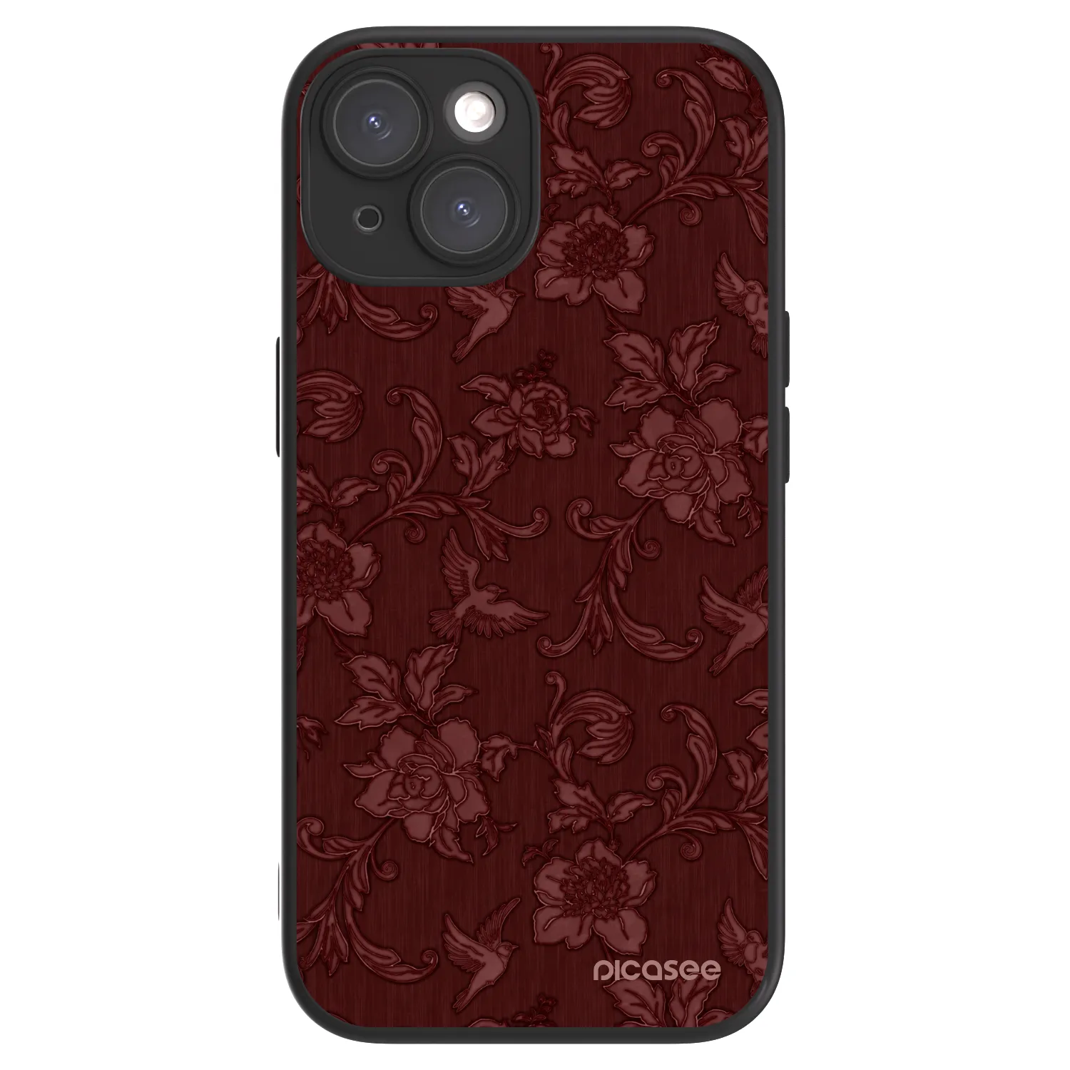 Picasee ULTIMATE CASE MagSafe za Apple iPhone 15 - Red Elegance