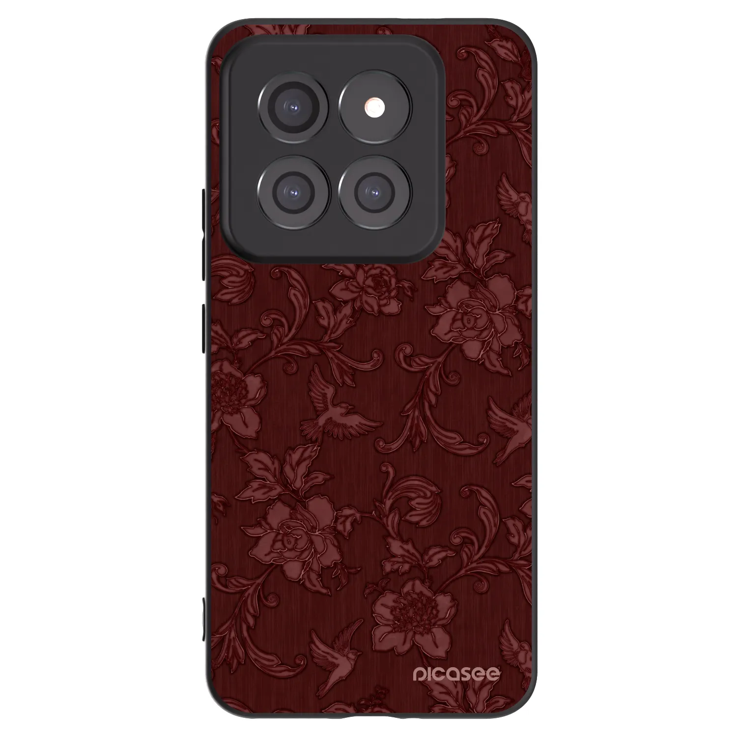 Picasee silikonski črni ovitek za Xiaomi 14 Pro - Red Elegance