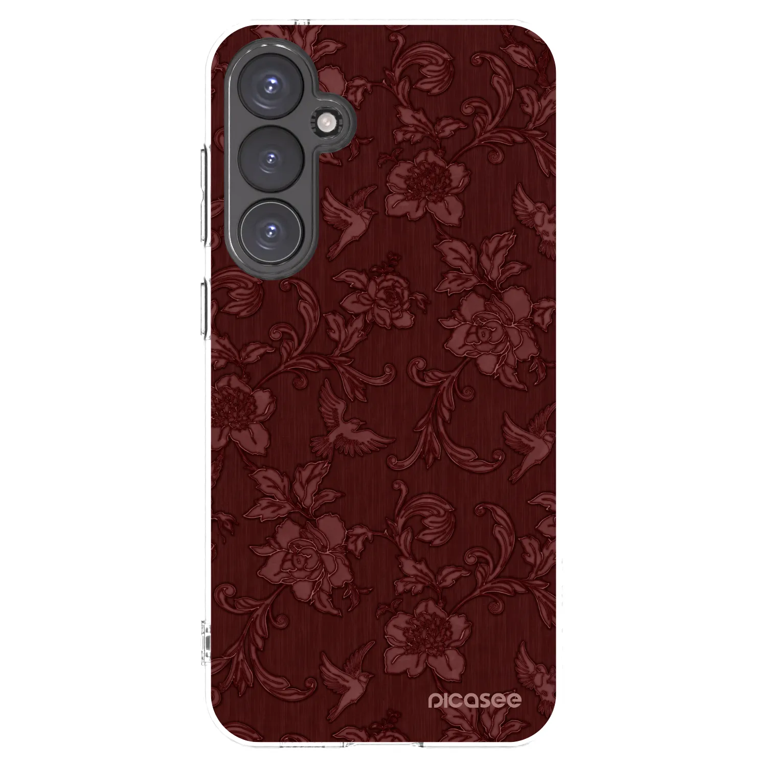 Picasee silikonski prozorni ovitek za Samsung Galaxy S23 FE S711B - Red Elegance