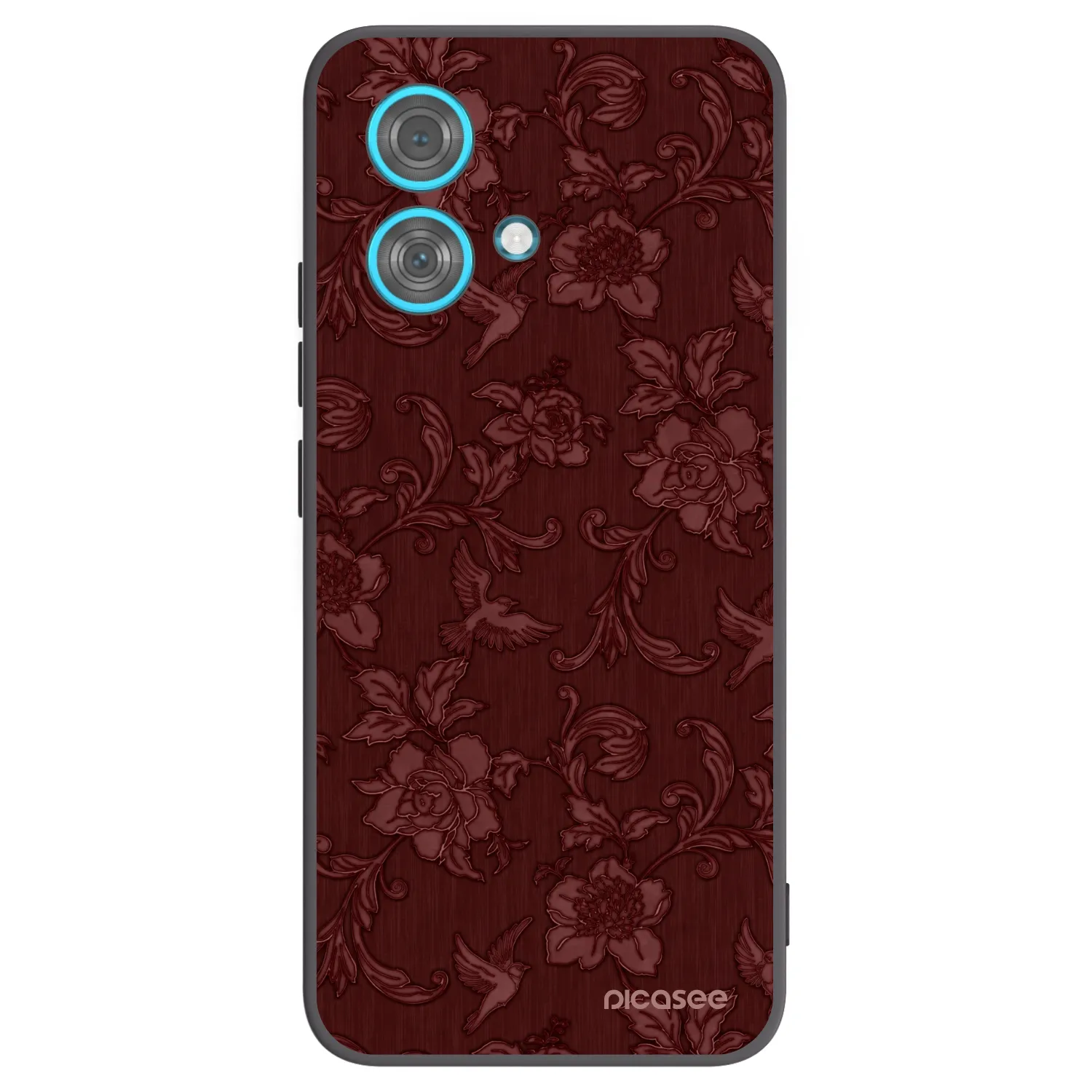 Picasee silikonski črni ovitek za Motorola Edge 40 Neo - Red Elegance