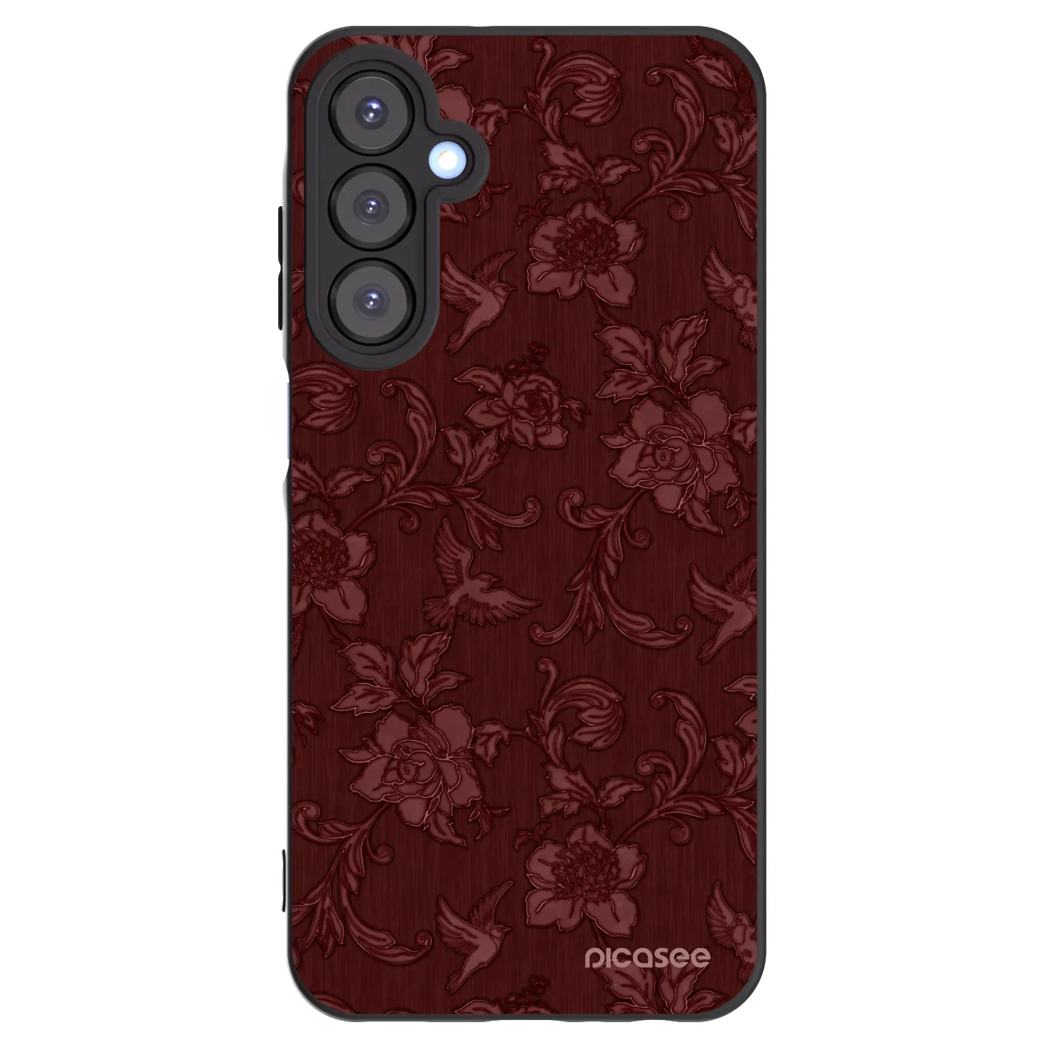 Picasee silikonski črni ovitek za Samsung Galaxy A25 A256B 5G - Red Elegance