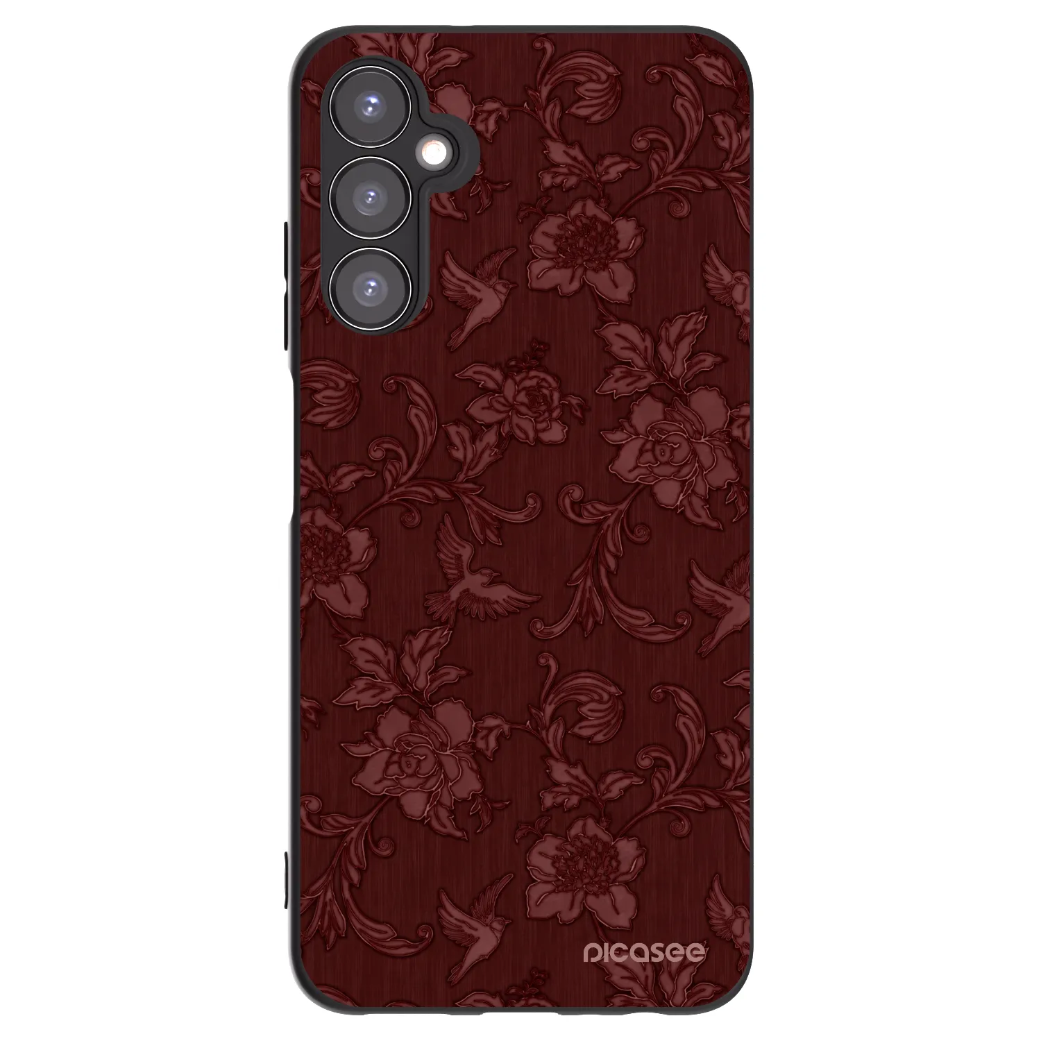 Picasee silikonski črni ovitek za Samsung Galaxy A05s A057G - Red Elegance