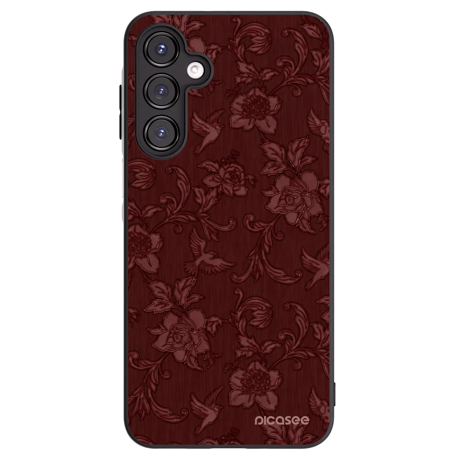 Picasee silikonski črni ovitek za Samsung Galaxy A16 5G - Red Elegance
