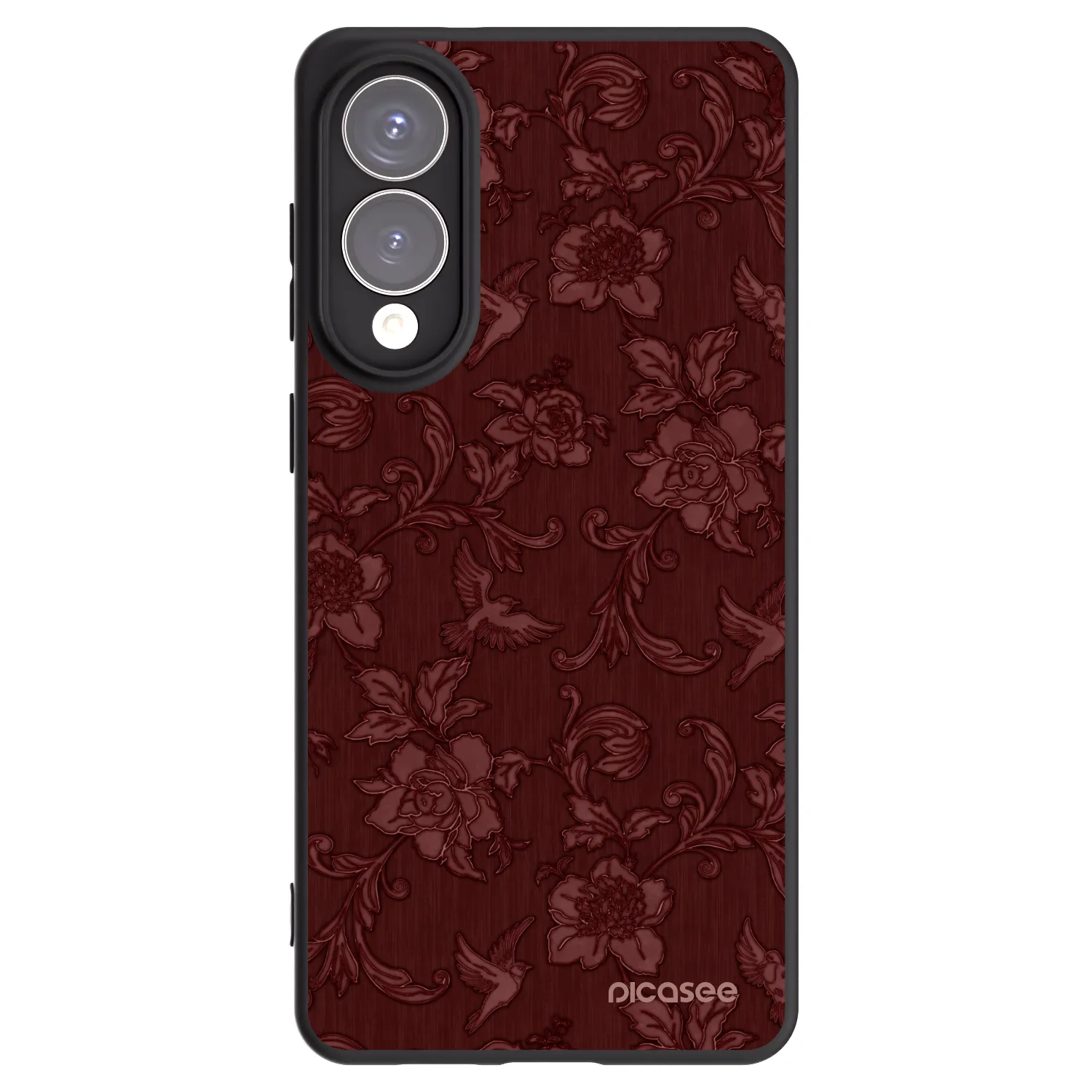 Picasee silikonski črni ovitek za Samsung Galaxy S25 Edge 5G - Red Elegance