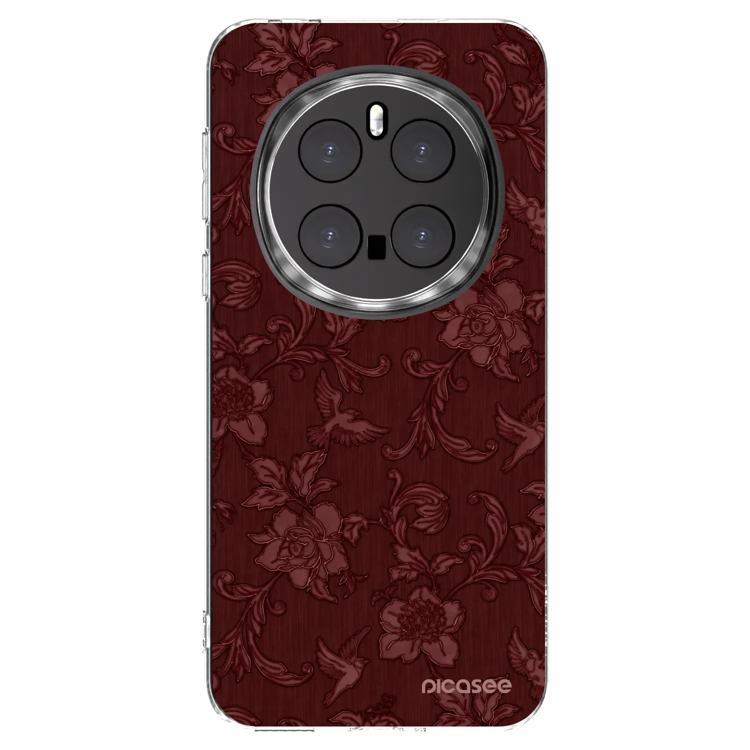 Picasee silikonski prozorni ovitek za Honor Magic7 Pro 5G - Red Elegance