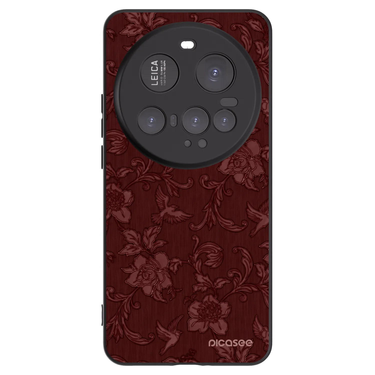 Picasee silikonski črni ovitek za Xiaomi 15 Ultra - Red Elegance