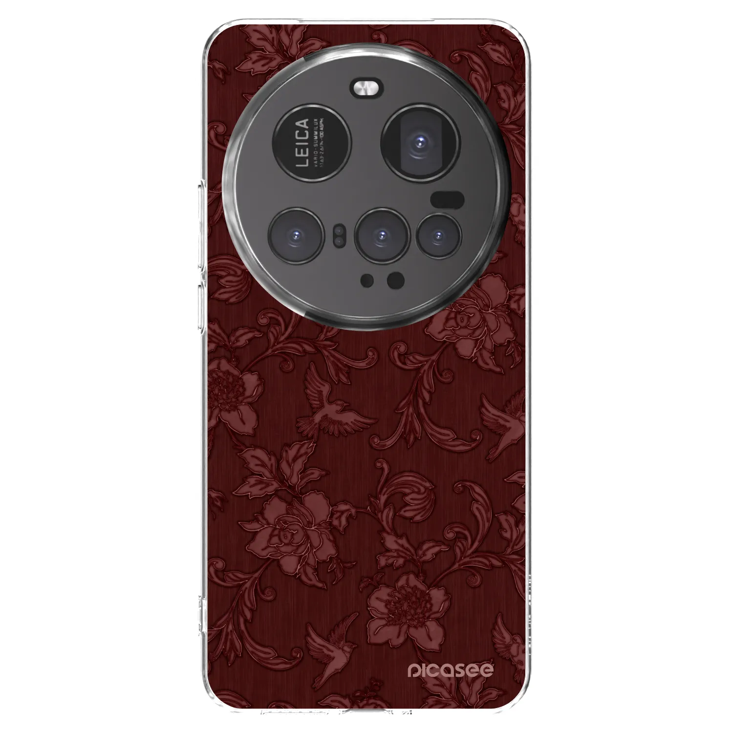 Picasee silikonski prozorni ovitek za Xiaomi 15 Ultra - Red Elegance