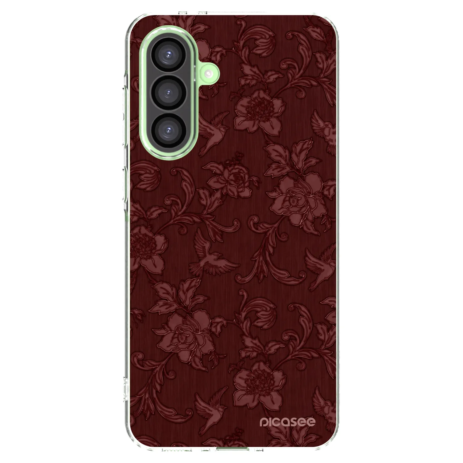 Picasee silikonski prozorni ovitek za Samsung Galaxy A26 5G A266B - Red Elegance