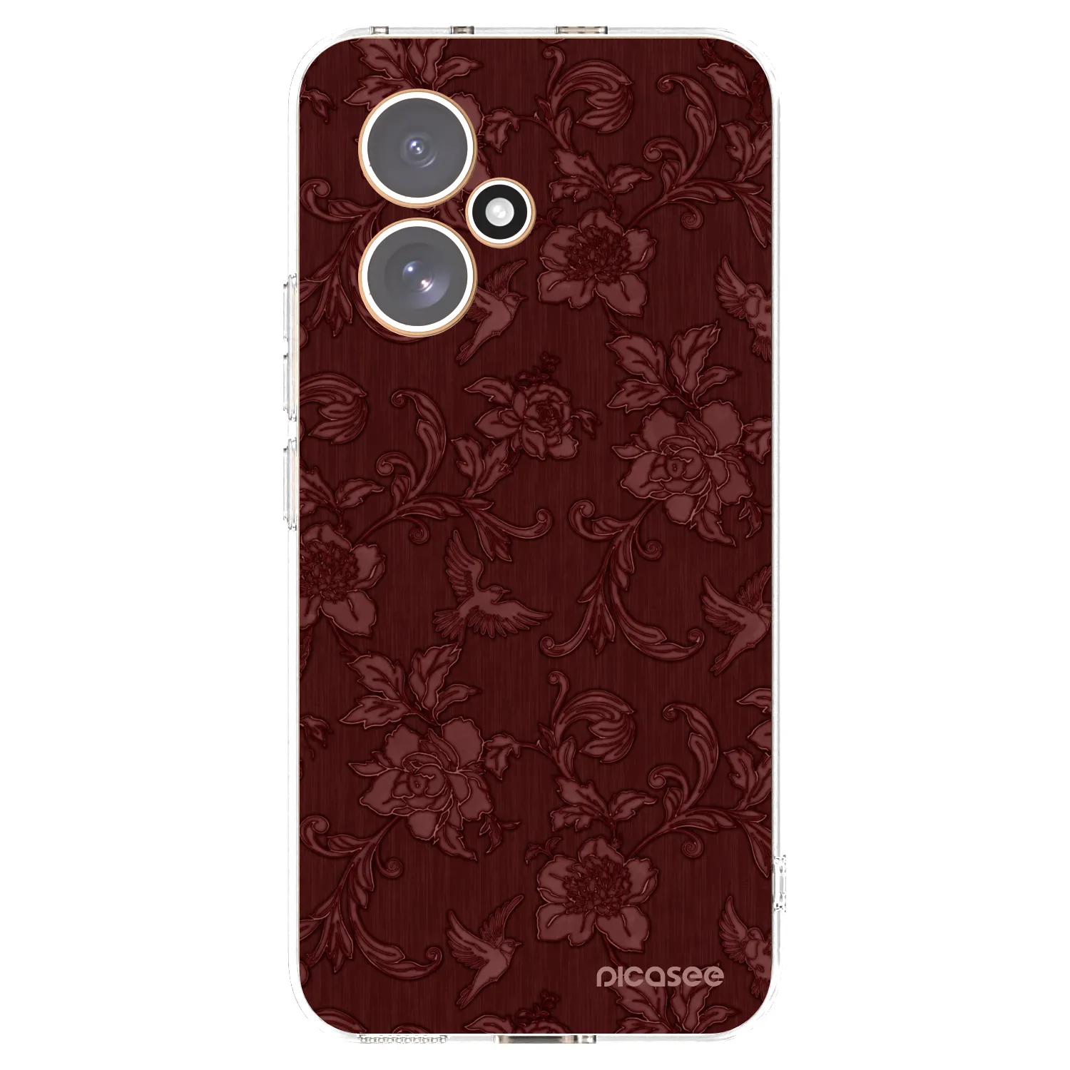Picasee silikonski prozorni ovitek za Honor 400 5G - Red Elegance
