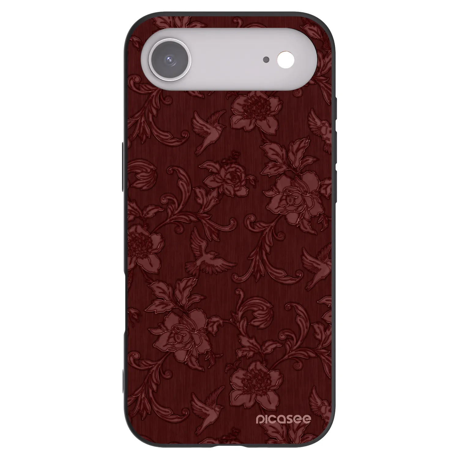 Picasee silikonski črni ovitek za Apple iPhone Air - Red Elegance