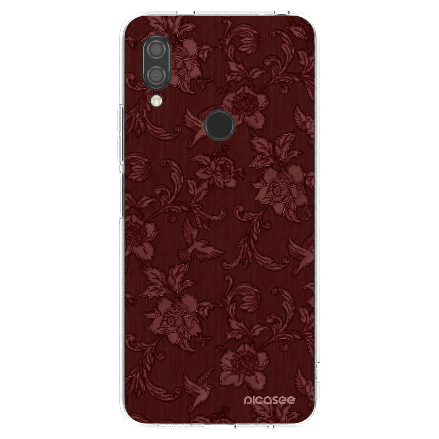 Picasee silikonski prozorni ovitek za Xiaomi Redmi 7 - Red Elegance
