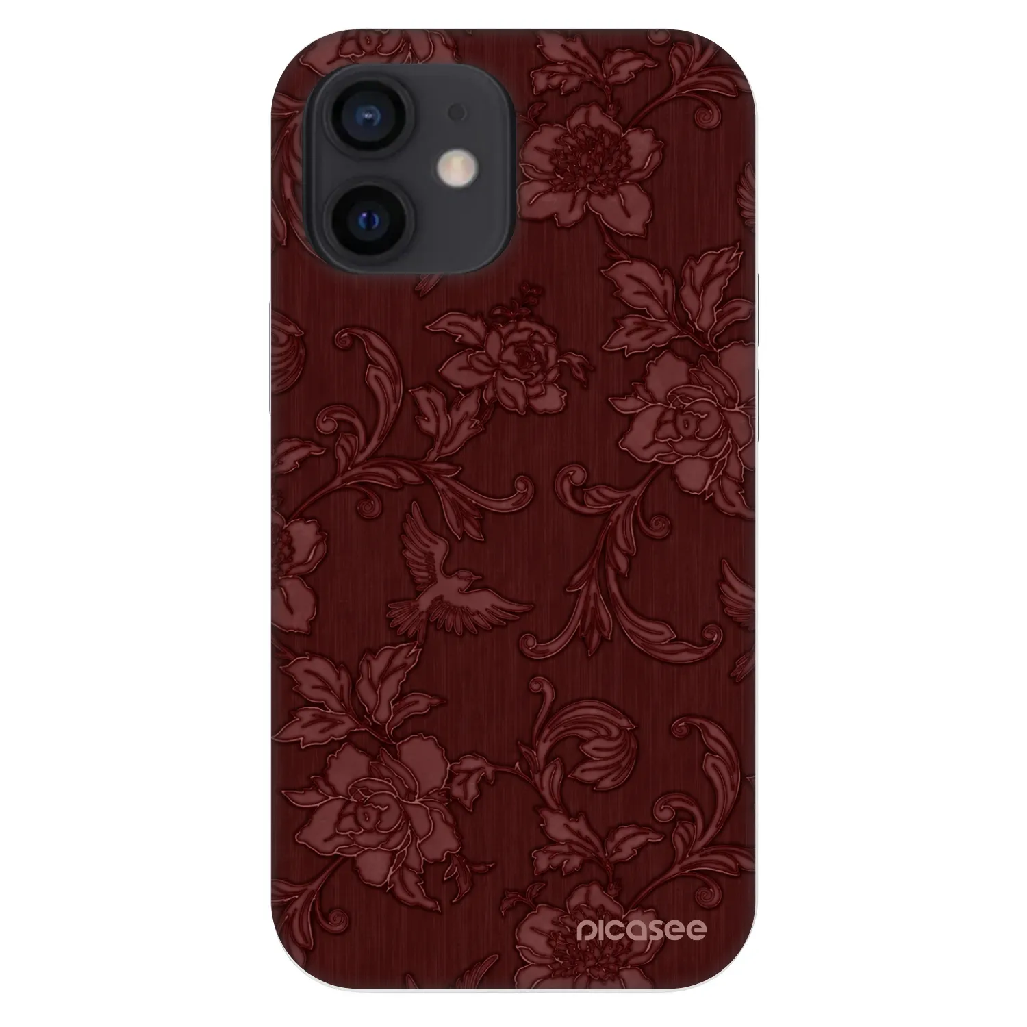 Picasee Fashion Case za Apple iPhone 12 mini - Red Elegance