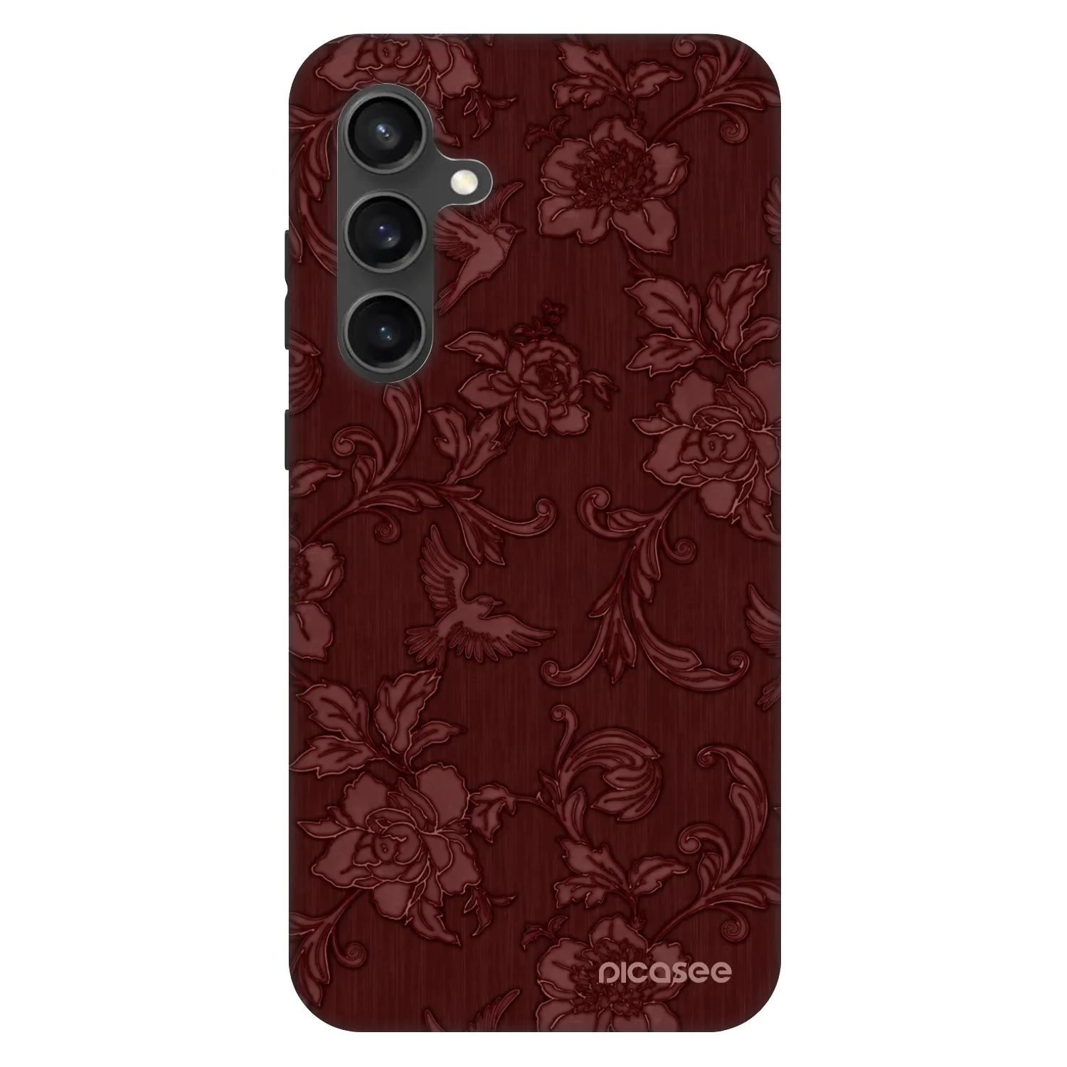 Picasee Fashion Case za Samsung Galaxy S24 FE S721B - Red Elegance