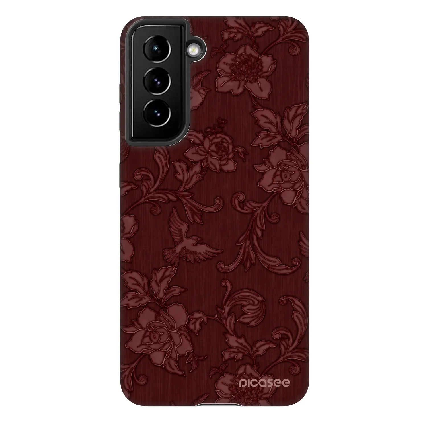 Picasee Fashion Case za Samsung Galaxy S21 FE 5G - Red Elegance