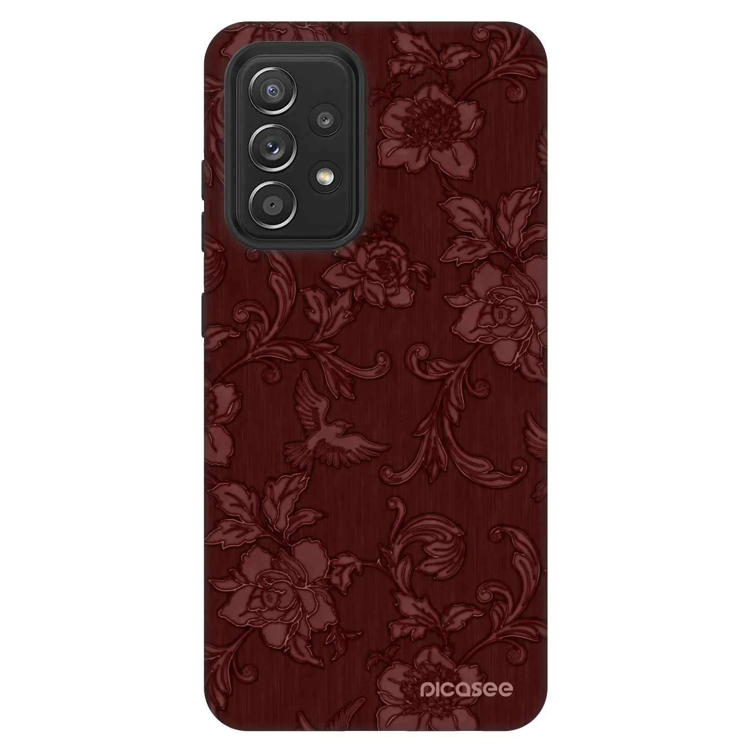 Picasee Fashion Case za Samsung Galaxy A52s 5G A528B - Red Elegance
