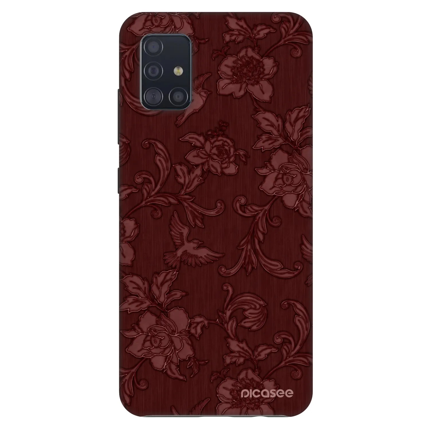 Picasee Fashion Case za Samsung Galaxy A51 A515F - Red Elegance