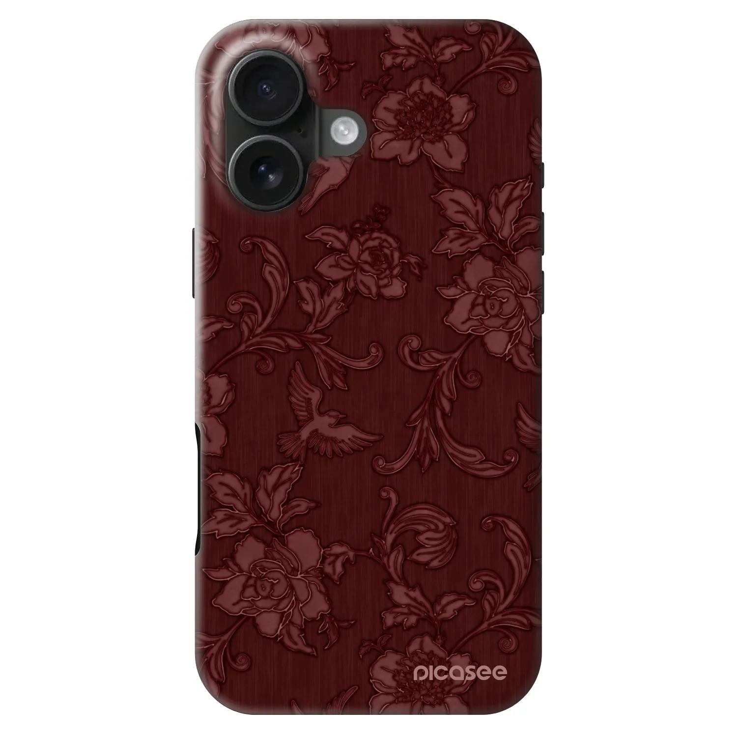 Picasee Fashion Case MagSafe za Apple iPhone 16 - Red Elegance