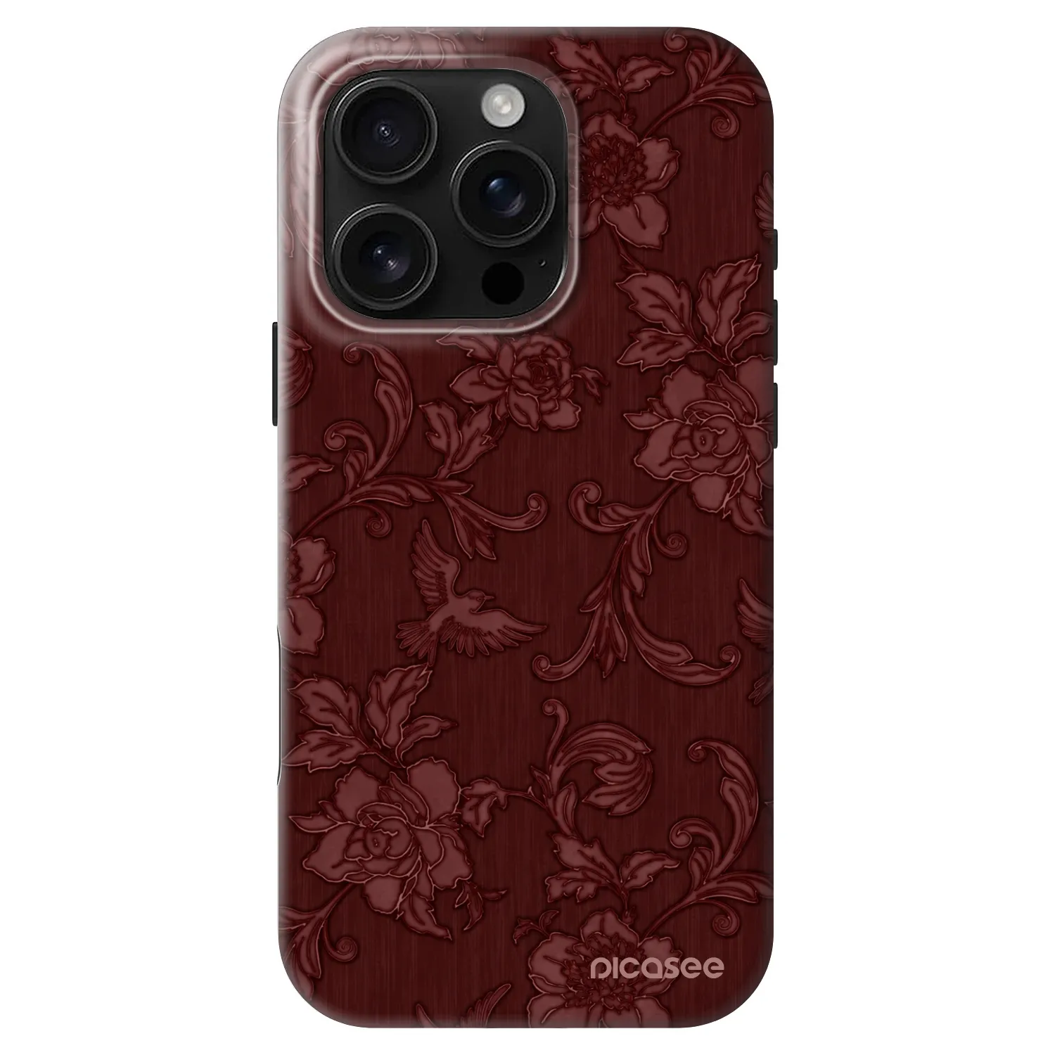 Picasee Fashion Case MagSafe za Apple iPhone 16 Pro - Red Elegance