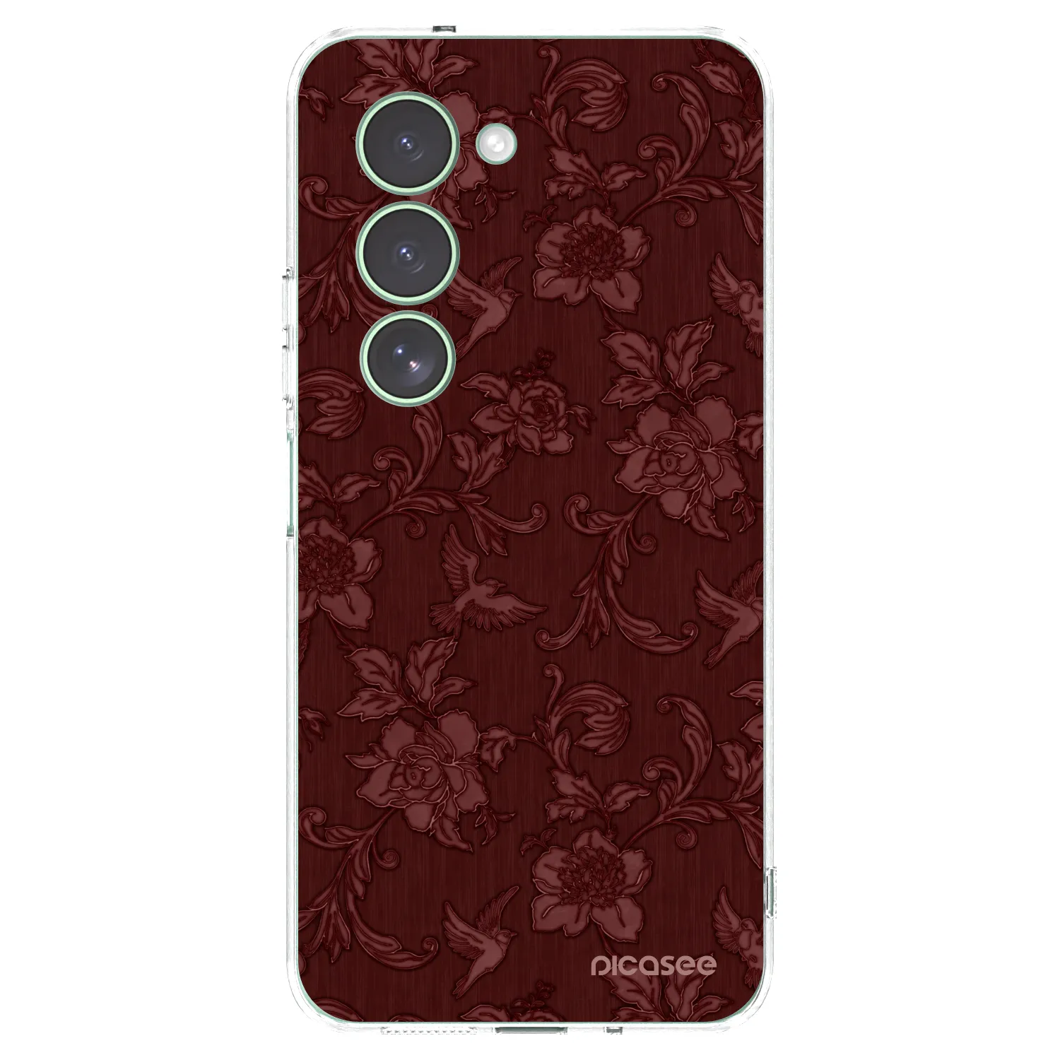 Picasee silikonski prozorni ovitek za Xiaomi Redmi 15 5G - Red Elegance