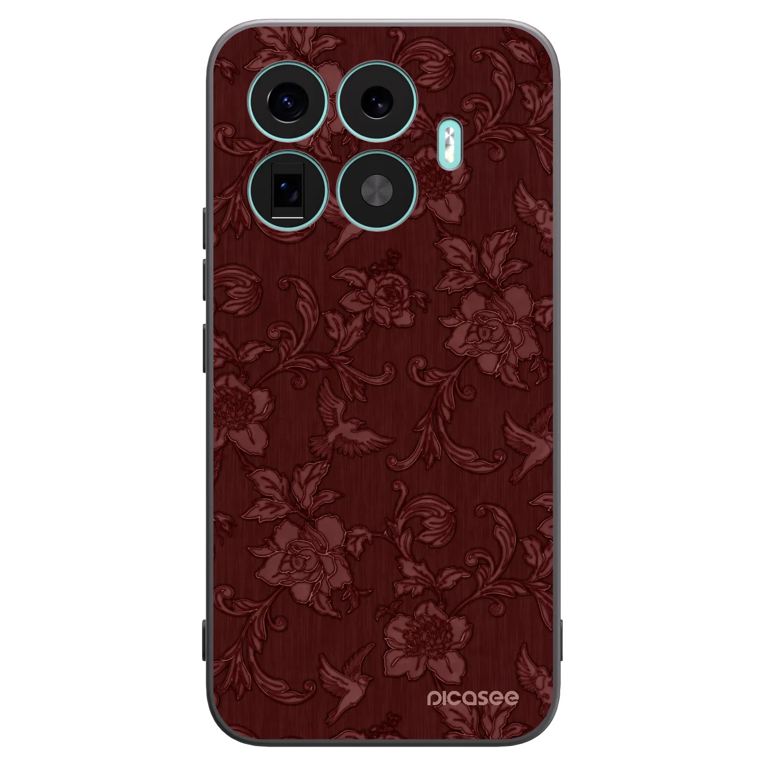 Picasee silikonski črni ovitek za Xiaomi 17T Pro - Red Elegance