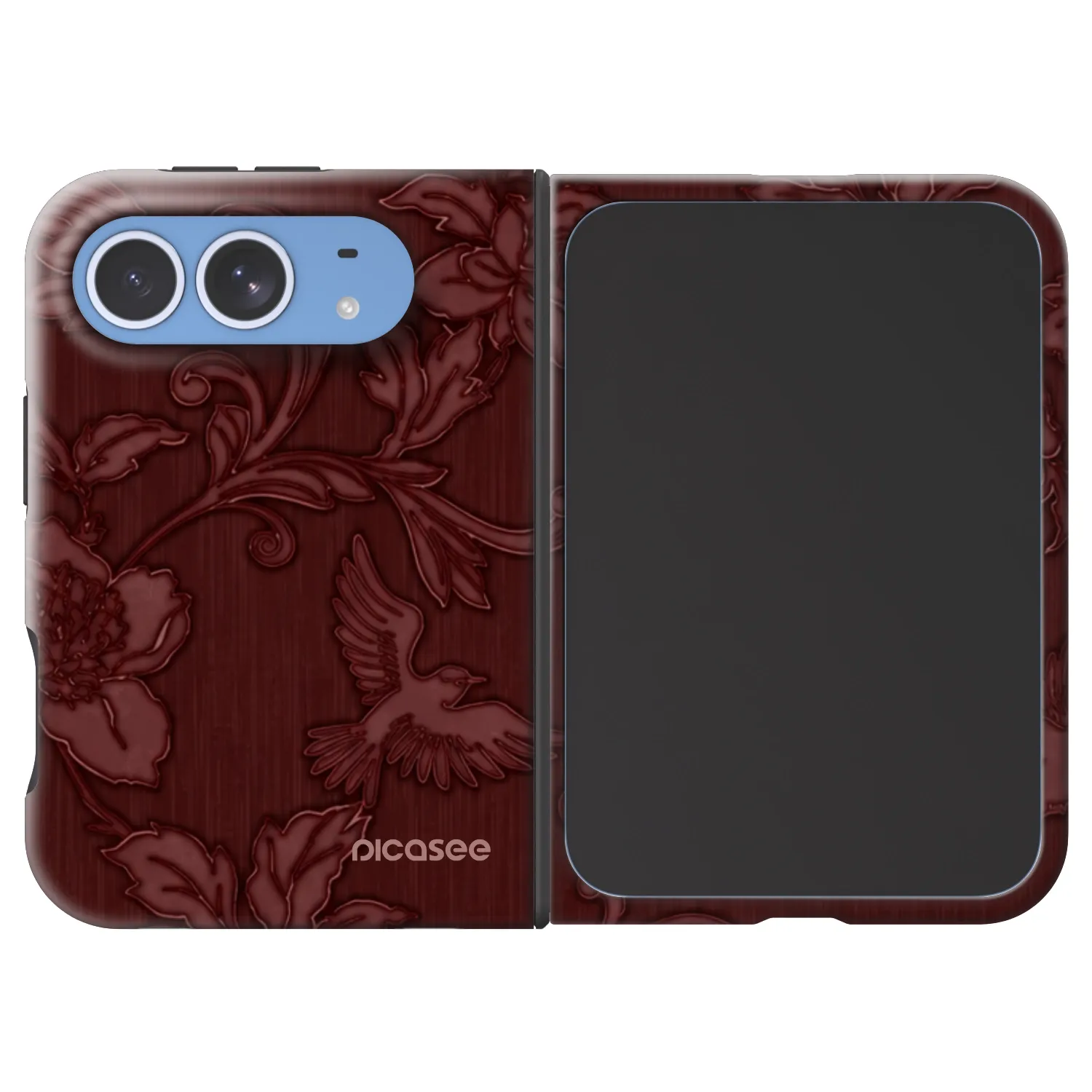 Picasee Fashion Case MagSafe za Apple iPhone Duo - Red Elegance