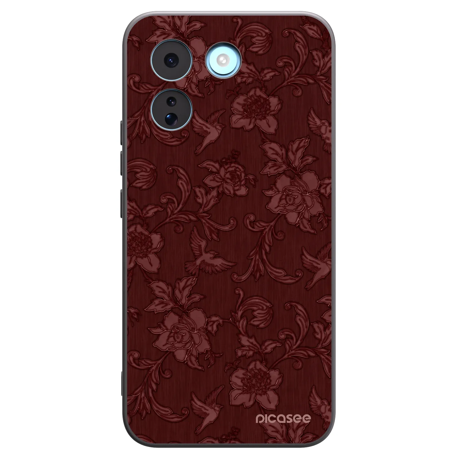 Picasee silikonski črni ovitek za Xiaomi Redmi Note 17 Pro MAX 5G - Red Elegance