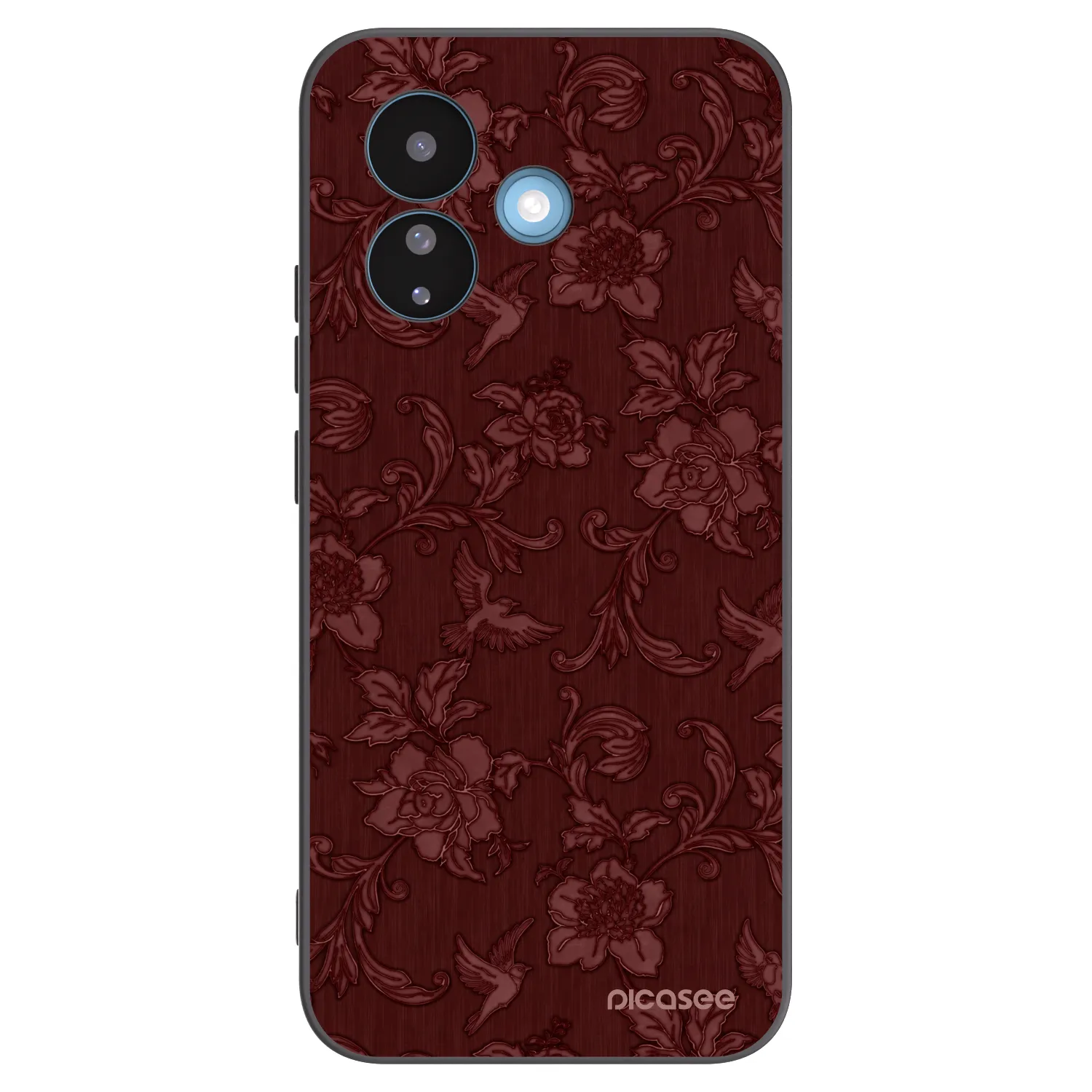 Picasee silikonski črni ovitek za Xiaomi Redmi Note 17 Pro 5G - Red Elegance