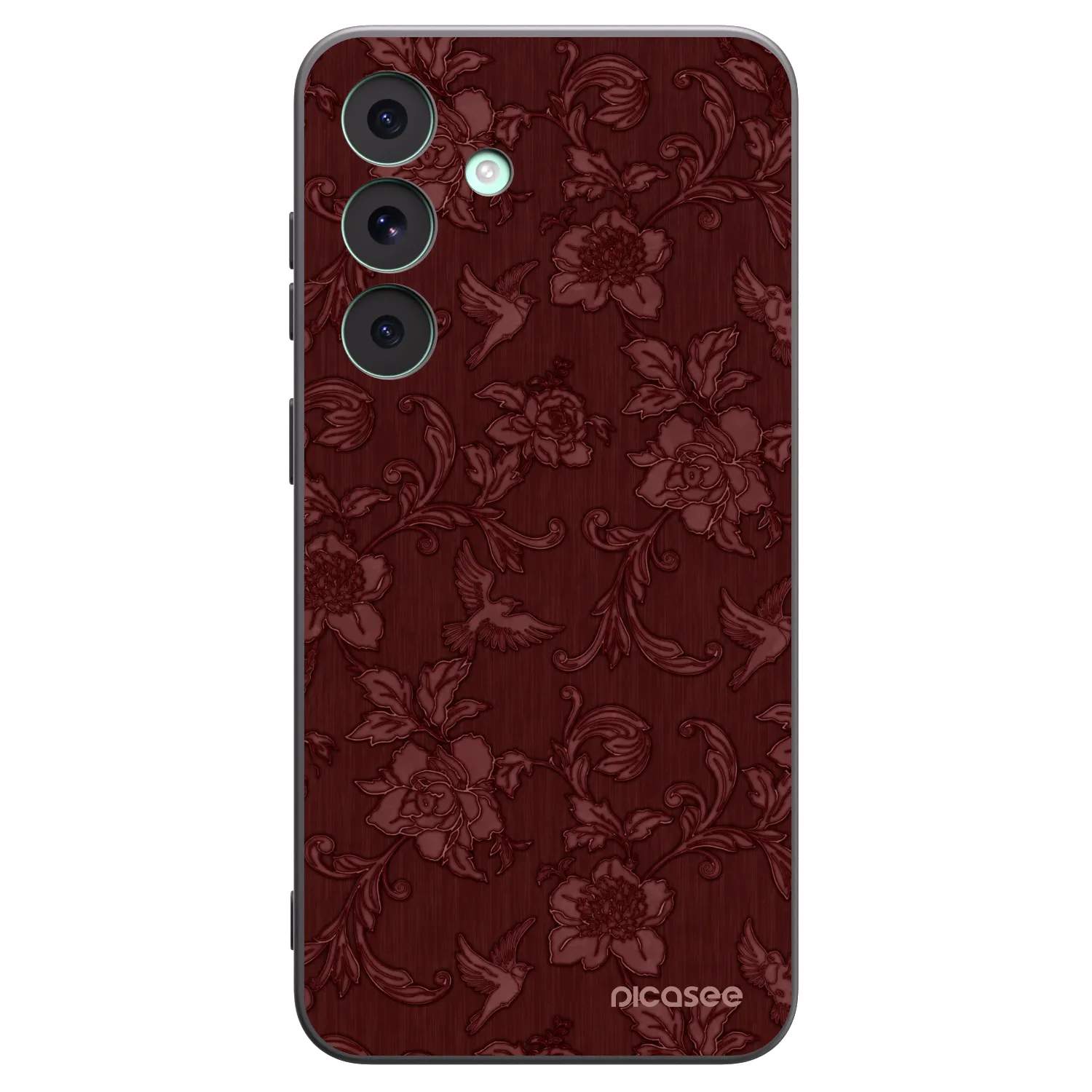 Picasee silikonski črni ovitek za Samsung Galaxy S26 FE - Red Elegance