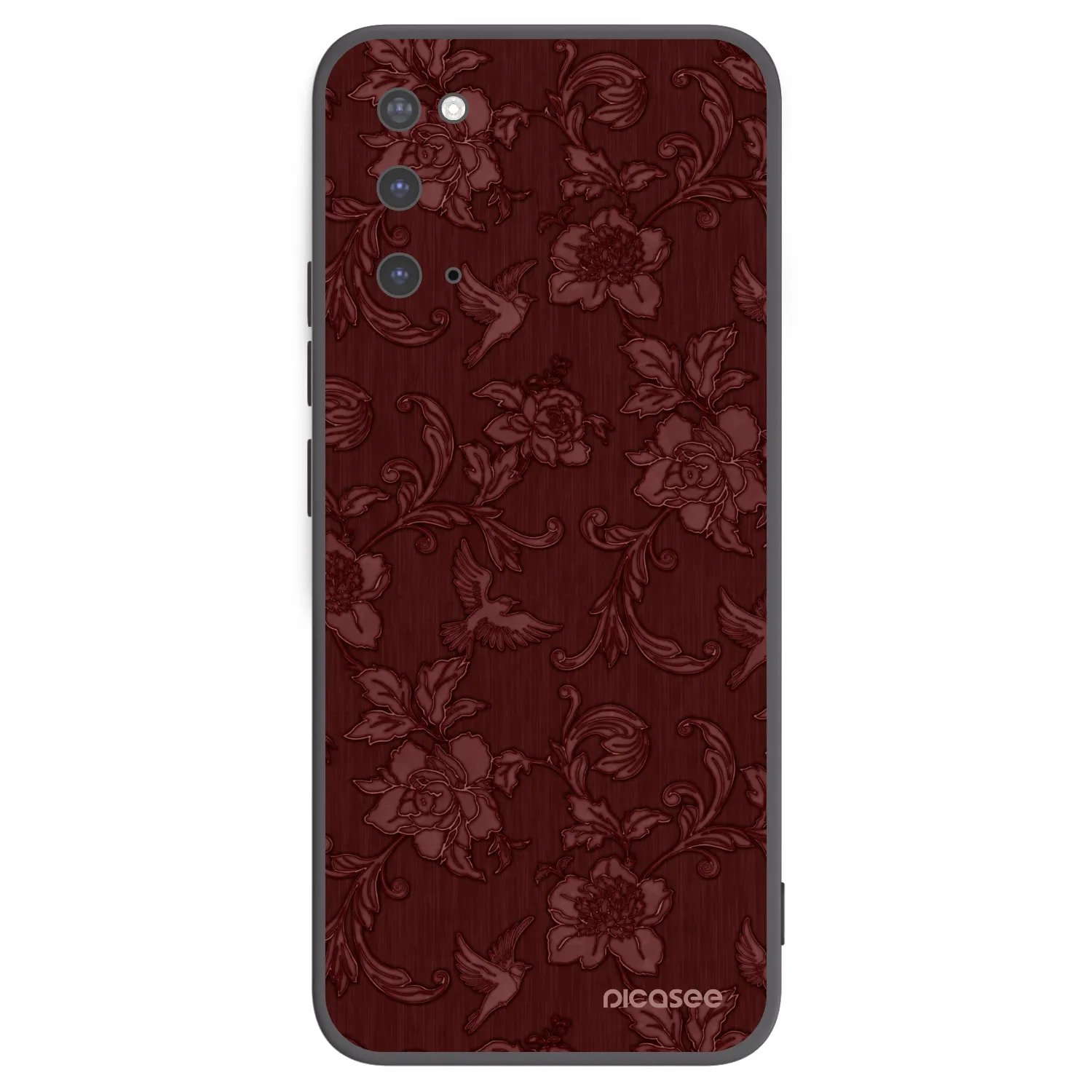 Picasee silikonski črni ovitek za Samsung Galaxy S20 G980F - Red Elegance
