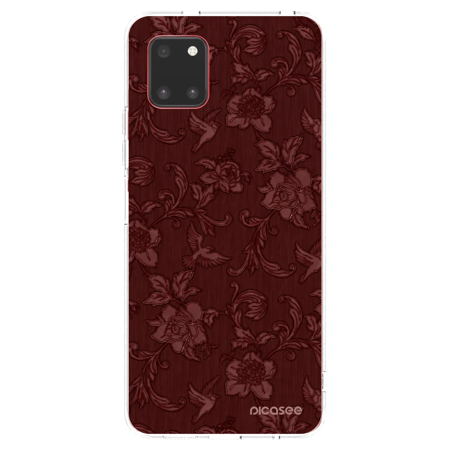 Picasee silikonski prozorni ovitek za Samsung Galaxy Note 10 Lite N770F - Red Elegance