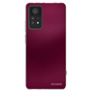 Picasee silikonski prozorni ovitek za Xiaomi Redmi Note 11 Pro 5G - Velvet Bordeaux