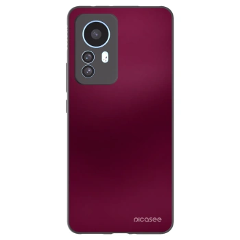 Picasee silikonski črni ovitek za Xiaomi 12T - Velvet Bordeaux