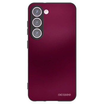 Picasee silikonski črni ovitek za Samsung Galaxy S23 5G - Velvet Bordeaux