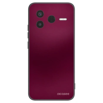 Picasee silikonski črni ovitek za Xiaomi Poco F7 Pro 5G - Velvet Bordeaux