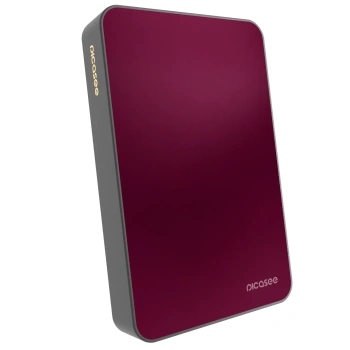 Picasee Prenosna baterija z MagSafe 10 000 mAh Siva - Velvet Bordeaux