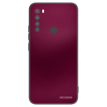 Picasee silikonski črni ovitek za Xiaomi Redmi Note 8 - Velvet Bordeaux