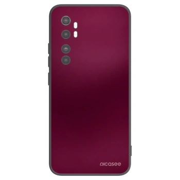 Picasee silikonski črni ovitek za Xiaomi Mi Note 10 Lite - Velvet Bordeaux