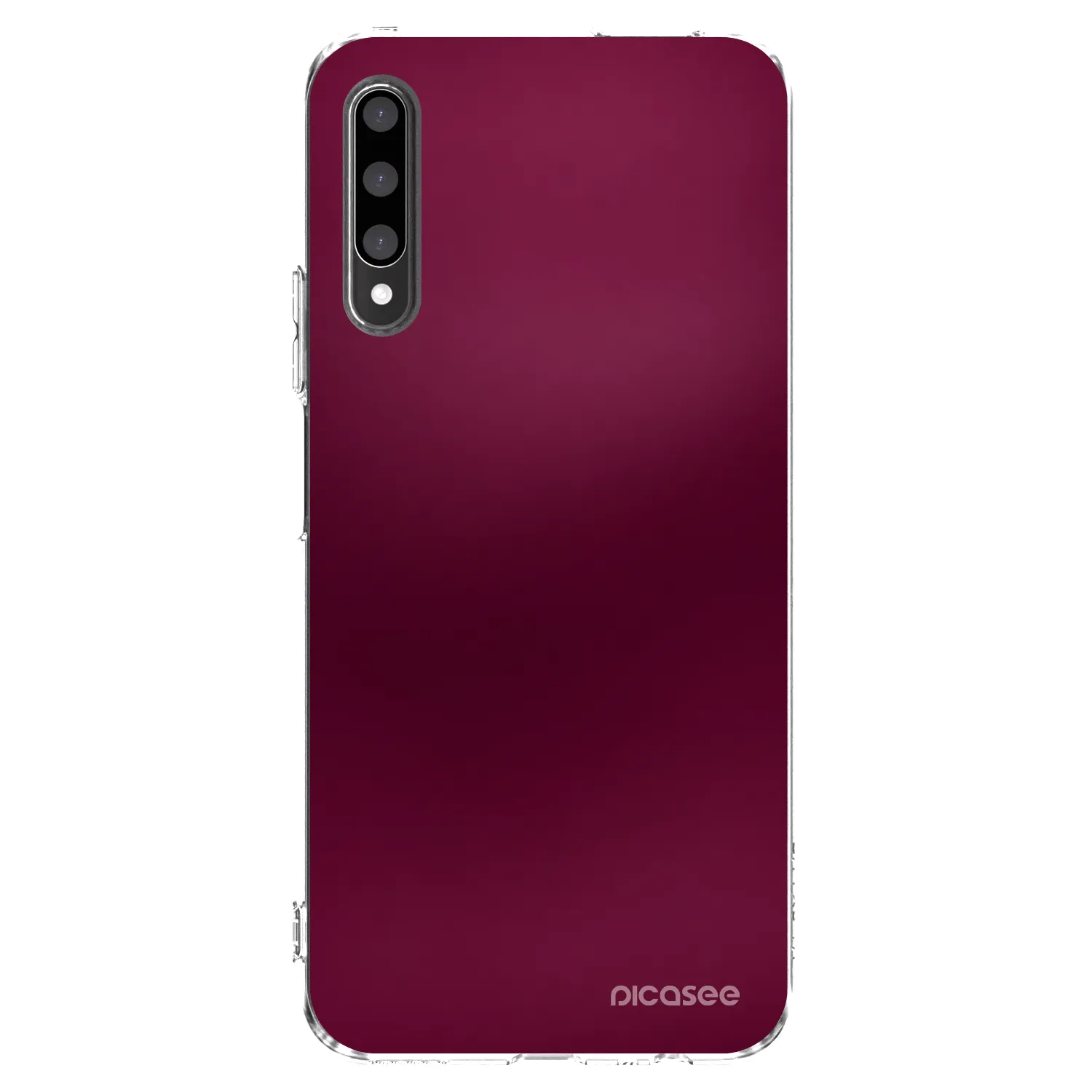 Picasee silikonski prozorni ovitek za Honor 9X Pro - Velvet Bordeaux