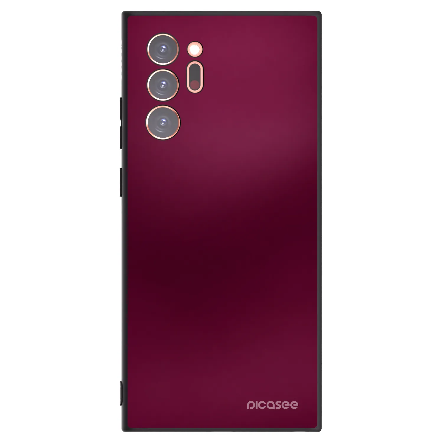 Picasee silikonski črni ovitek za Samsung Galaxy Note 20 Ultra - Velvet Bordeaux