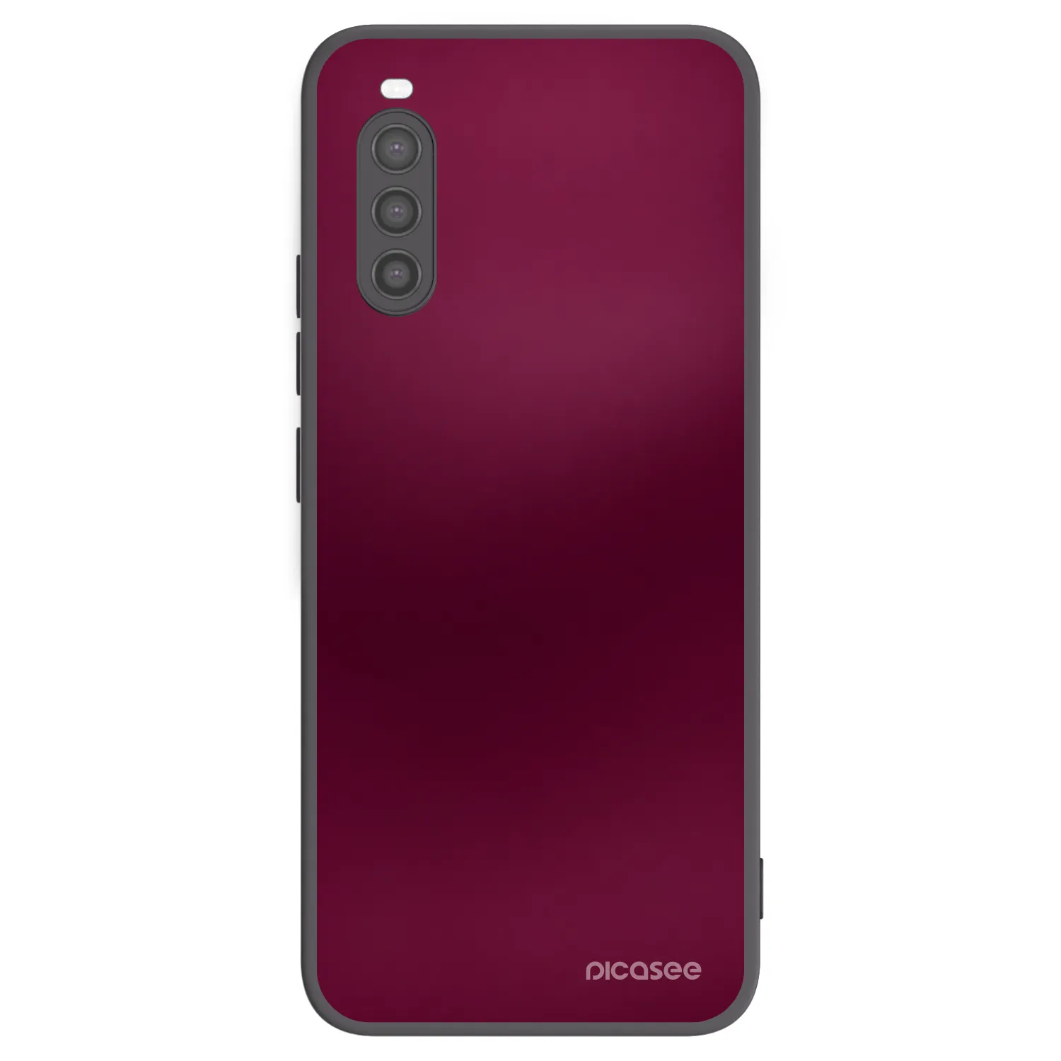 Picasee silikonski črni ovitek za Sony Xperia 10 II - Velvet Bordeaux