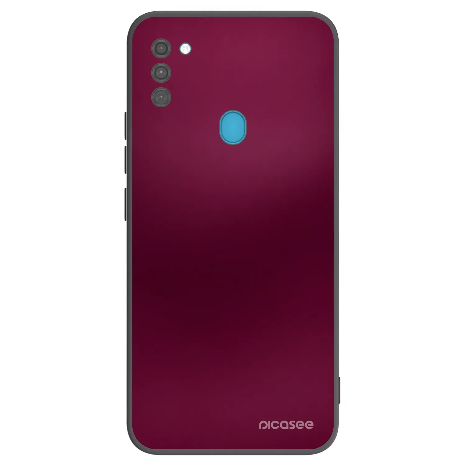 Picasee silikonski črni ovitek za Samsung Galaxy M11 - Velvet Bordeaux