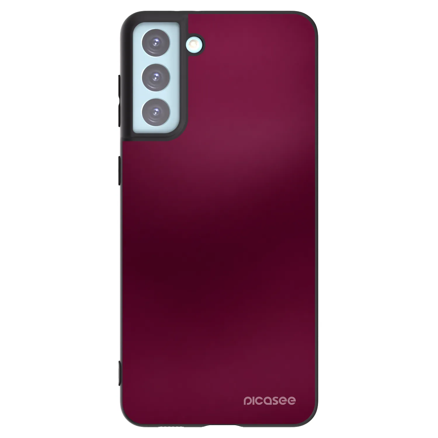Picasee silikonski črni ovitek za Samsung Galaxy S21+ 5G G996F - Velvet Bordeaux