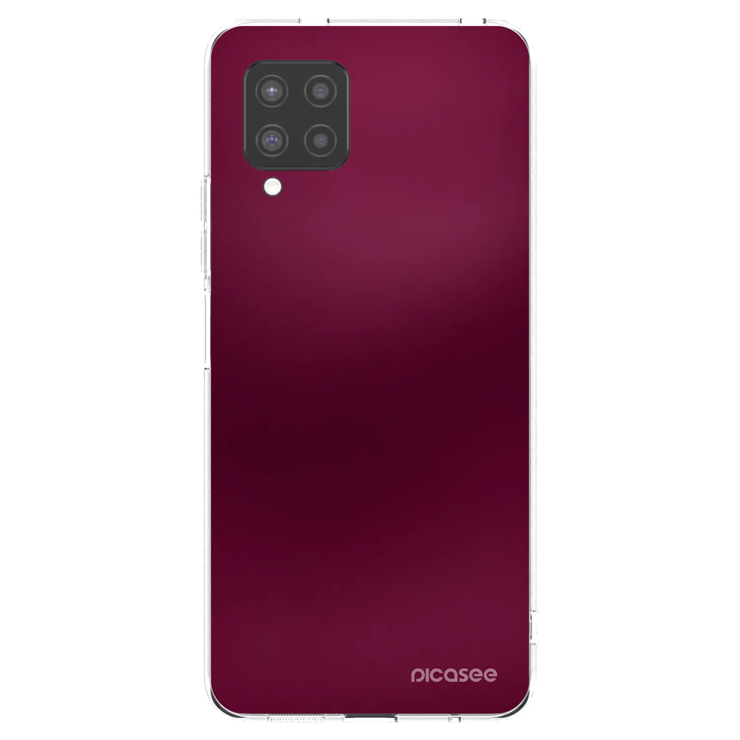 Picasee silikonski prozorni ovitek za Samsung Galaxy A42 A426B - Velvet Bordeaux