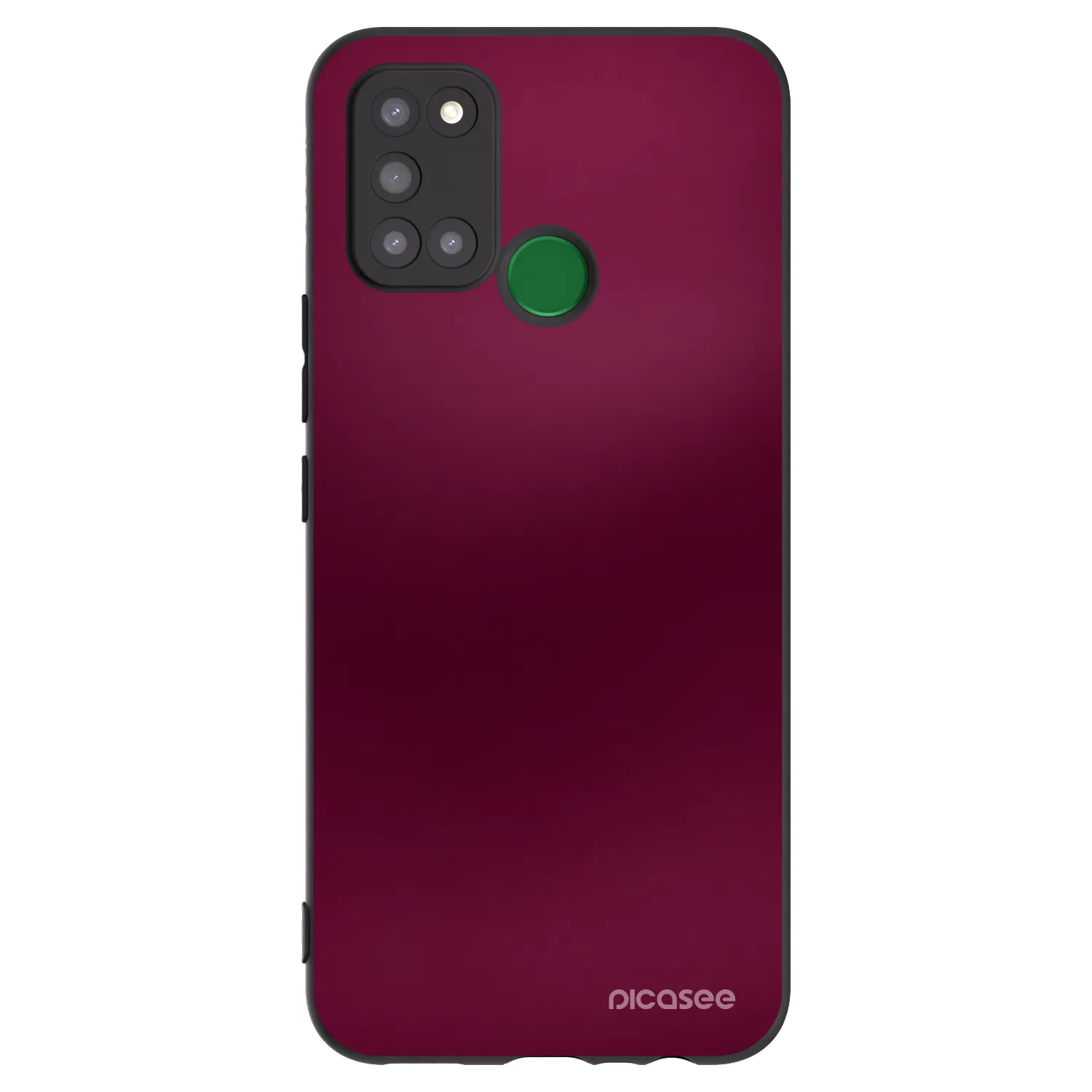 Picasee silikonski črni ovitek za Realme 7i - Velvet Bordeaux