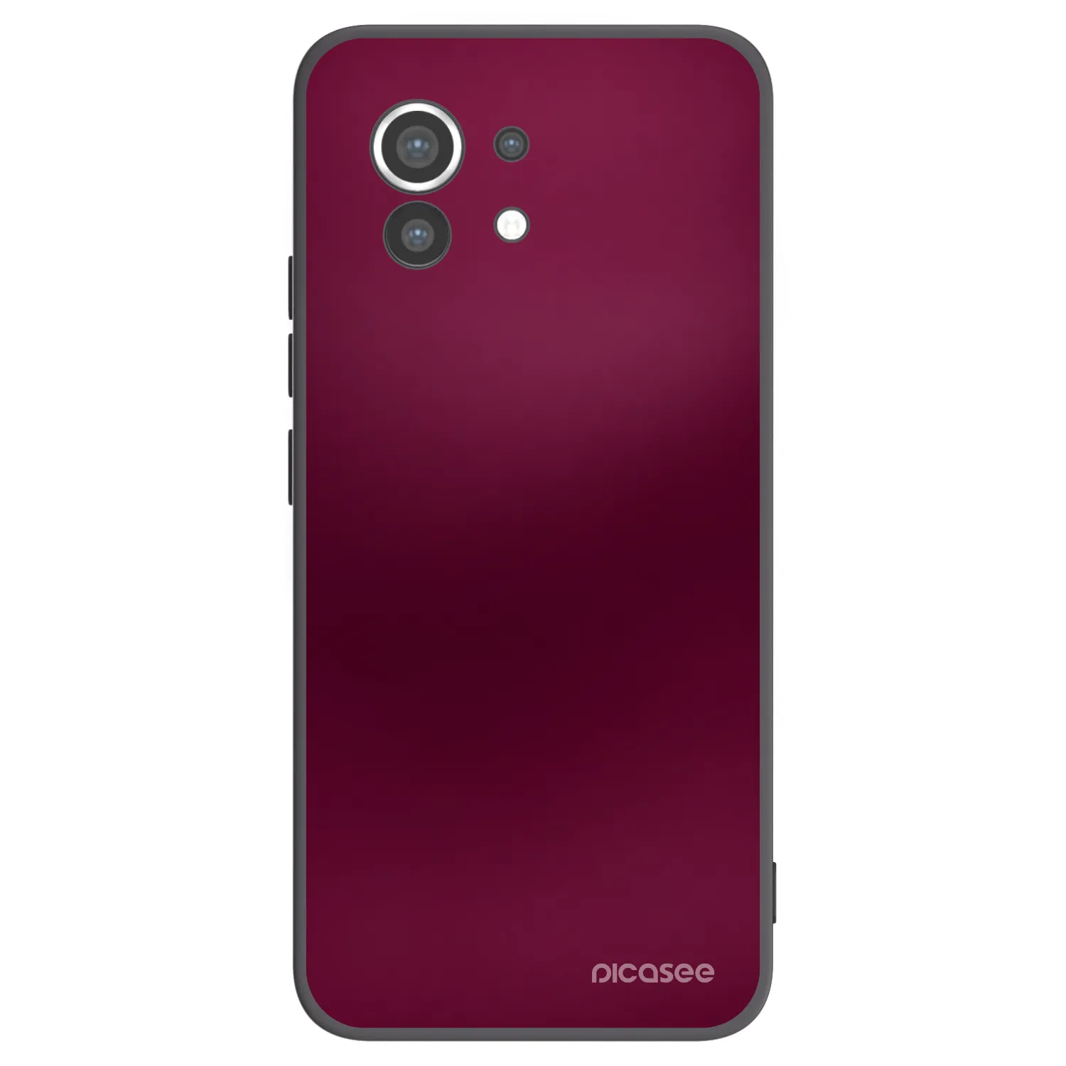 Picasee silikonski črni ovitek za Xiaomi Mi 11 - Velvet Bordeaux
