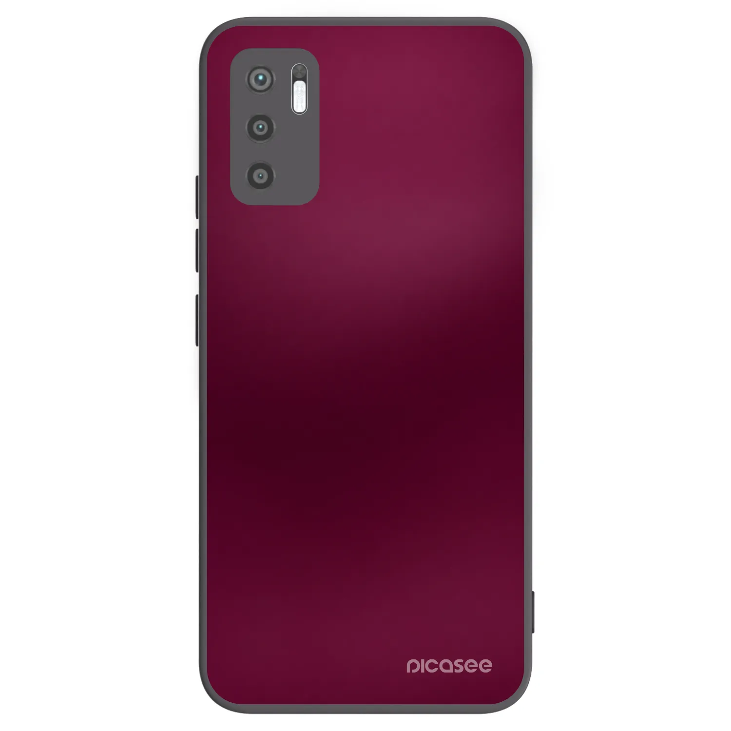 Picasee silikonski črni ovitek za Xiaomi Redmi Note 10 5G - Velvet Bordeaux