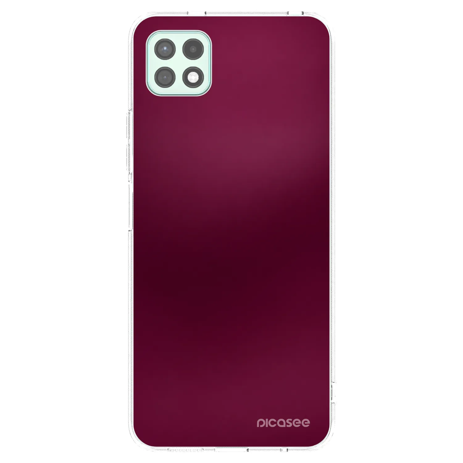 Picasee silikonski prozorni ovitek za Samsung Galaxy A22 A226B 5G - Velvet Bordeaux
